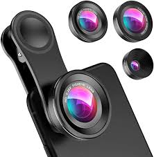 It is compatible with multiple phones but also has a specially designed lens for phones that. Amazon Com Criacr Upgraded Version Phone Camera Lens 0 4x Wide Angle Lens 180 Fisheye Lens And 10x Macro Lens Screwed Together Clip On Cell Phone Lens Compatible With Iphone Camera Lens Smartphones