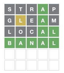 Position of u in english alphabets is : A Python Wordle Solver