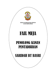 Manual prosedur kerja (mpk) dan fail meja (fm) adalah dua dokumen rujukan rasmi. Doc Kulit Fail Meja Pk 1 Saridah Basri Academia Edu