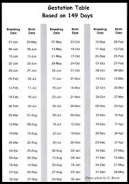 Gestation Chart Raising Goats Baby Goats Boer Goats