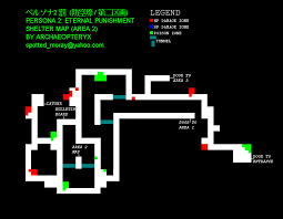 By doing this you can gain tarot cards you need to this series of guides is meant to cover making contact and how to form pacts and receive tarot cards. Persona 2 Eternal Punishment Shelter Map Area 2 Map For Playstation By Archaeopteryx Gamefaqs