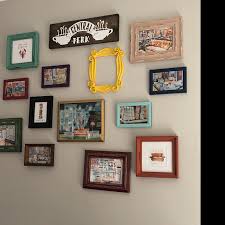 Wall Art Friends Tv Show Central Perk Cafe Interior Watercolor Etsy Tv Decor Friend Crafts Friends Tv Show