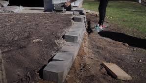 I did a a small retaining wall that i use blocks last year and now i see that they are turning or they age getting white. Build A Small Retaining Wall In One Day