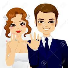 Kein solches jubiläum ohne diamantene hochzeit rede, ganz klar! Schone Ehepaar Zeigen Ihre Diamantene Hochzeit Ringe Lizenzfrei Nutzbare Vektorgrafiken Clip Arts Illustrationen Image 17660583
