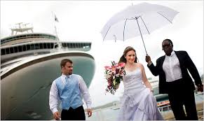 See more ideas about carnival cruise wedding, cruise wedding, carnival paradise. Couples Book A Wedding At Sea For A Better Deal The New York Times