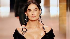 Aug 25, 2021 · demi moore stunned in a black bathing suit while vacationing in croatia on monday. Demi Moore Shares Makeup Free Face Selfie After Fendi Show S Unusual Look Hollywood Life