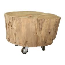 Designing and fabricating a wooden coffee and game table using old, reclaimed wood will create an instant conversation piece in your living room. Log Coffee Table Furniture