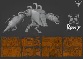 Roxy B-0006 Robot - Finished Projects - Blender Artists Community
