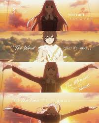 3 Things You Can T Recover The Word After It S Said The Moment After It S Missed And The Time After It S Anime Love Quotes Anime Qoutes Darling In The Franxx