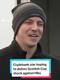 Clydebank star hoping to deliver Scottish Cup shock against Hibs  #hibernianfc #scottishcup #scottishfootball #spfl