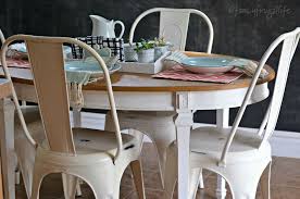white metal farmhouse style chairs for
