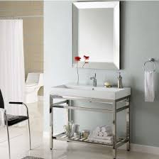 The console stand (usually with two legs) and the sink. Console Sink With Metal Legs Ideas On Foter