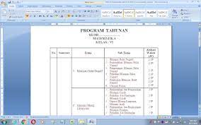 Promes matematika kelas 6 semester 1 kurikulum 2013 revisi 2020. Prota Program Tahunan Matematika Kelas 6 Kurikulum 2013 Antapedia Com