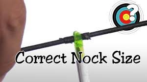 Archery Arrow Nocks Correct Size