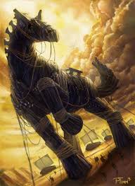 Trojan Horse By Ptimm On Deviantart Trojan Horse Troy Horse Art