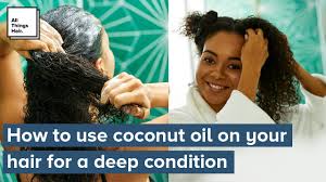 You want the coconut oil to be warm (not hot) to open the hair cuticles, which allows the molecules to penetrate the hair. Coconut Oil For Black Hair Know The Benefits And How To Use It All Things Hair