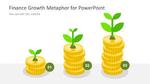 finance growth metaphor powerpoint template