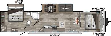 The master bedroom comes with a private. Sportsmen Destination Trailer Floorplans Kz Rv