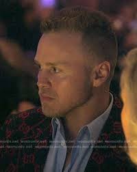 WornOnTV: Mischa's brown studded trim coat