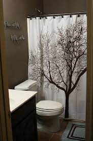 Home Tour Bathrooms Brown Bathroom Decor Brown Shower Curtain Shower Curtain Decor
