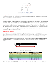 Measuring For Collar Fit Manualzz Com