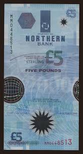 This ten pounds sterling note portrays john boyd. Northern Bank 5 Pounds 1999 Notafilia Kp Com