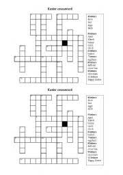 Crossword puzzle flat icons set. Easter Crossword Esl Worksheet By Beca