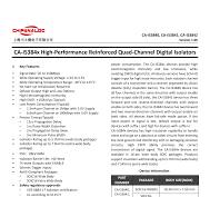 CA-IS384x High-Performance Reinforced Quad-Channel Digital ...