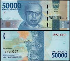 Indonesia 50000 Rupiah Used Condition Banknotecoinstamp Com Indonesia Conditioner Banknote Collection