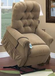 Med Lift Three Way Reclining 44 Tall Power Lift Chair With Matching Arm And Headrest Covers Bromley Havana Fabric 2553t Bh F Lift Chairs Recliner Chair