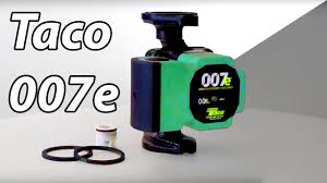 a closer look at the taco 007e high efficiency circulator pump