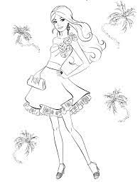 Print these fun pages and hand over a pair of gloves and some water colors, felt pens and of course glitter colors. Barbie Coloring Pages 105 Images Free Printable