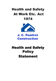 Leading a safety meeting is one of the most successful ways of ensuring your team is receiving new and innovative ideas. Ppt Health And Safety At Work Etc Act 1974 J Health And Safety Policy Statement Powerpoint Presentation Id 6885087