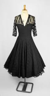 Baylis Knight Black Lace Sweetheart Circle Princess Kate Etsy Circle Skirt Dress Flared Skirt Dress Dresses