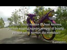 Jika kita jatuh cinta kepada seseorang, kita harus rela dan siap sedia ketika dibutuhkan. Story Wa Kekinian Keren Jupiter Z Street Racing Youtube