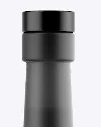Download Cognac Black Matte Bottle Mockup Front View In Bottle Mockups On Yellow Images Object Mockups Yellowimages Mockups