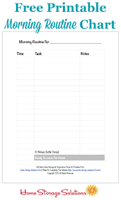 free printable morning routine chart plus how to use it