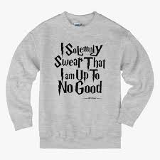 Check spelling or type a new query. I Solemnly Swear I Am Up To No Good Kids Sweatshirt Customon