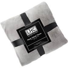 This throw blanket's gray shade should work with most rooms' décor schemes, and its rich, textured a throw made from velvet is another way to add a touch of decadence to a room, according to price. Microfiber Velvet Throw Blanket Vineyard Red Blankets Bedding Accessories Household Shop The Exchange