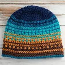 Easy Crochet Pattern Crochet Hat Buckeye Beanie Hat Pattern Crochet Hat Pattern Pdf Crochet Beanie In 2021 Crochet Hats Crochet Beanie Pattern