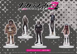 The danganronpa series is know for it's colourful cast of characters, and v3 is no exception. Danganronpa Wiki Twitter à²¨à²² à²² From Sept 19 Five Extra Characters Are Being Added To The A3 Danganronpa 3 Future Arc Acrylic Standee Lineup They Will Be Available Instore Online And Likely Also