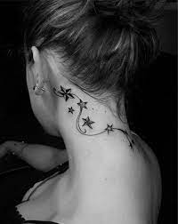 60 Pretty Designs Of Ear Tattoos 2017 Neck Tattoos Women Star Tattoo Behind Ear Behind The Ear Tattoos