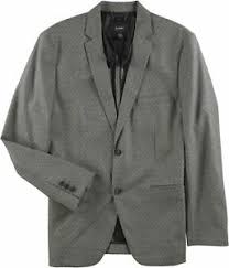 Details About Alfani Mens Geometric Do Two Button Blazer Jacket Cameobrown L