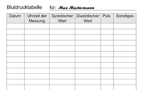 Übersichtliche blutdrucktabelle zum ausfüllen und ausdrucken. Blutdrucktabelle Www Bluthochdrucksymptome Net Wochenplan Zum Ausdrucken Blutdruck Tabelle