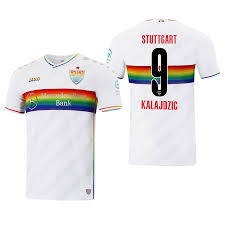 But will sasa kalajdzic stay with the cannstatter club that long? Vfb Stuttgart Rainbow Sasa Kalajdzic 2021 22 Limited White Jersey Men S