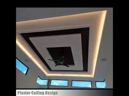 Common ceiling design with flat surfaces, easy installation, modifiable with additional designs, textures, cost effective and fast setup time. Plaster Ceiling Design Youtube