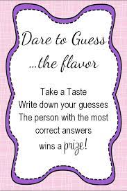 Actual Dare To Guess The Flavor Sign Baby Food Tasting Shower Game My Creation Feel Free Bumble Bee Baby Shower Baby Food Game Baby Shower Gender Reveal