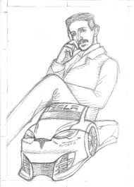 Maybe you would like to learn more about one of these? Nikola Tesla Drawing By Carface ã‚«ãƒ¼ãƒ•ã‚§ã‚¤ã‚¹ Saatchi Art