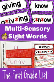 Sight words are words that should be memorized to help a child learn to read and write. This Multi Sensory Approach To Sight Word Practice Will Help Your Students Harness The Power Of Muscle Memory To Sight Word Practice Sight Words Word Practice