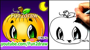 Check spelling or type a new query. How To Draw A Pumpkin For Halloween Fun2draw Cartoon Tutorial Online Drawing Lessons Youtube